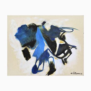 Giorgio Lo Fermo, Composizione astratta, Pittura a olio, 2020