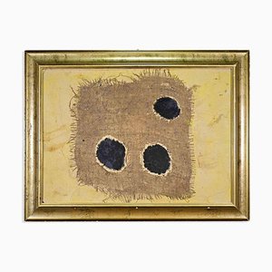 Giorgio Lo Fermo, Hommage to Burri, Oil Painting, 2019