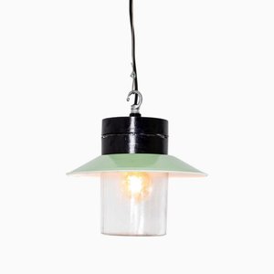 Industrial Bakelite Top Pendant Lamp, 1950s