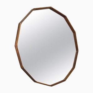 Grand Miroir Mid-Century en Bois, Italie, 1960s