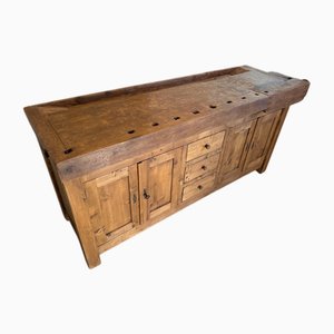 Antique Rustic Workbench, 1890s