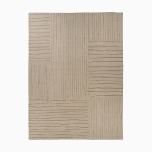 Textural Rug in Beige-Brown Tones by Rug&Kilim