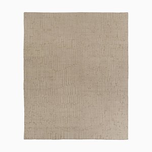 Tappeto materico nei toni del beige e del crema di Rug&Kilim