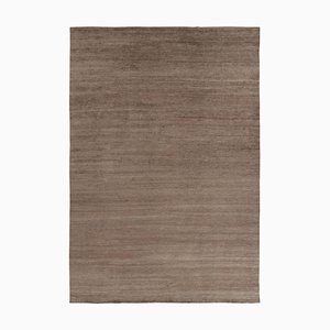 Textural Rug in White and Beige Striae by Rug&Kilim