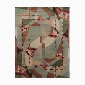 Alfombra con estampado geométrico dinámico de Rug & Kilim