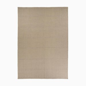 Textural Rug in Beige-Brown Tones by Rug&Kilim