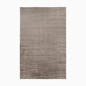 Textural Rug in White and Beige Striae by Rug&Kilim