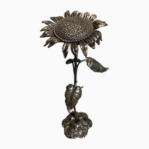 Vintage Sunflower Ashtray by S. Agudo, 1950s