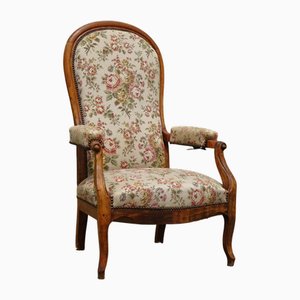 Voltaire Chair with Reclining Backrest System, 1890s