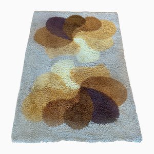 Mid-Century Hochflor Teppich, 1960er
