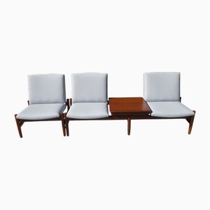 Mobilier de Salon Modulaire Scandinave par Gunnar Sørlie pour Karl Sørlie and Sons, 1960s, Set de 4