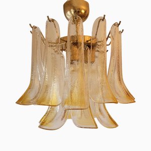 Murano Glas Kronleuchter mit Selle Blütenblättern von La Murrina, Italien, 1970er