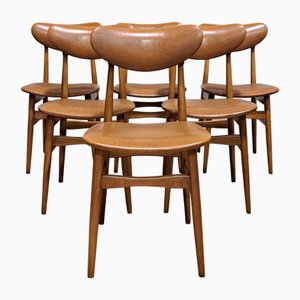 Sedie in stile, Danimarca, anni '60, set di 6