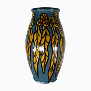 Vaso Art Déco in ceramica di Emile Simonod, Francia, 1930