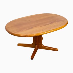 Table Basse Ovale en Teck de Glostrup Møbelfabrik, 1960
