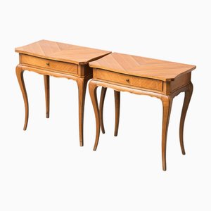 Comodini in legno, anni '50, set di 2