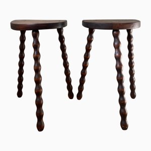 Tabourets Tripode Tabouret, 1950s, Set de 2