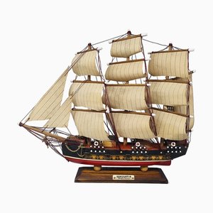Vintage Bergantin Siglo XVIII Model Ship, 1970s