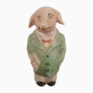 School Teacher Mustard Pot in Porcelain, 1950s