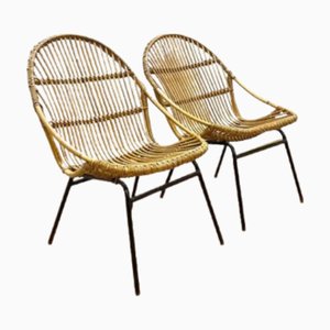 Tschechoslowakische Sessel von Alan Fuchs, 1960er, 2er Set