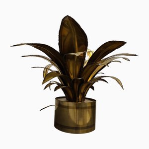 Blumen Tischlampe von House Jansen, 1970er