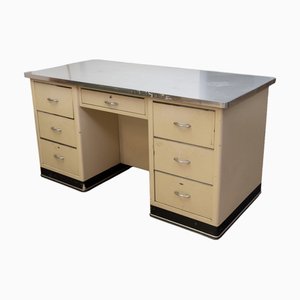 Bureau de Médecin en Métal, 1950s