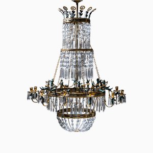 Chandelier with Figural Decoration, 1830