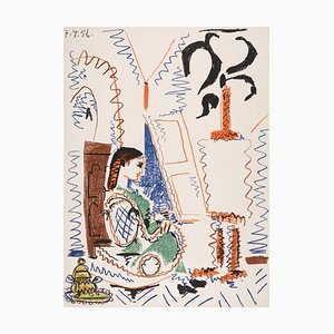Pablo Picasso, L'atelier de Cannes (The Cannes Studio), 1956, Lithograph