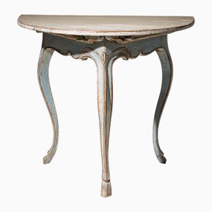 Baroque Provençal Style Demi-Lune Console, 18th Century