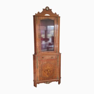 Louis XVI Style Double-Body Corner Cabinet, 1950s