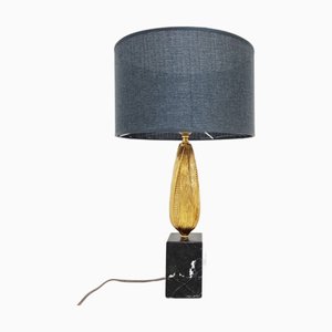 Französische Vintage Tischlampe aus Mais, 1970er