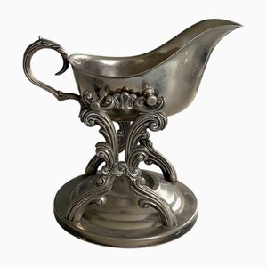 Salsiera placcata in argento, anni '70