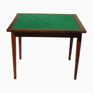 Antiker Spieltisch aus Nussholz, 1800er