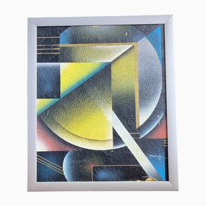 Haventy, Abstract Mural, anni '80, Airbrush Artwork on Paper