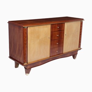 Französisches Art Deco Sideboard aus Palisander & Eiche, 1930
