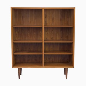 Librería danesa vintage de teca de Carlo Jensen para Hundevad & Co., años 60