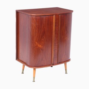 Mueble de cóctel Mid-Century moderno de teca, 1960