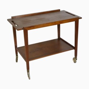 Carrello Mid-Century moderno in teak di Wilhelm Renz, Germania, anni '60