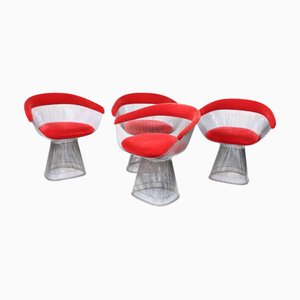 Vintage Dining Chairs by Warren Platner for Knoll, 1980, Set of 4