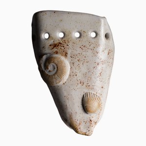Seashell Ceramic Wall Sconce, 2010s