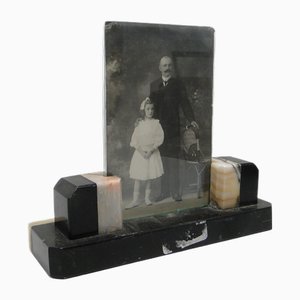 Belgischer Art Deco Figurenrahmen, 1930er