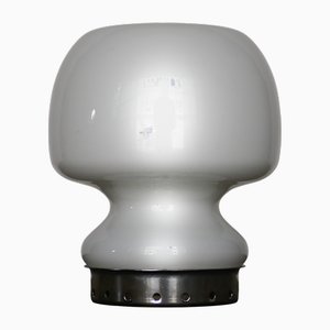 Lámpara de mesa hongo de cristal de Murano, Italia, años 70