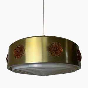 Scandinavian Brass Lamp, 1960s