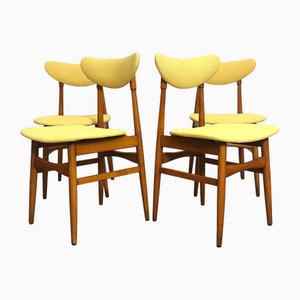 Italienische Vintage Esszimmerstühle, 1960er, 4er Set