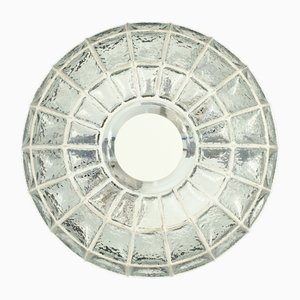Mid-Century Modern Glass Flush Mount from Limburg, 1970s