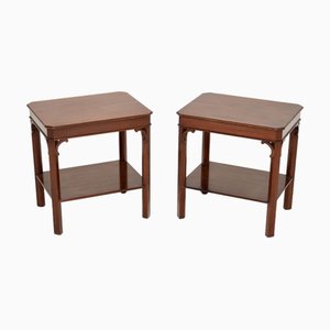 Vintage Beistelltische im georgianischen Stil, 1950, 2er Set