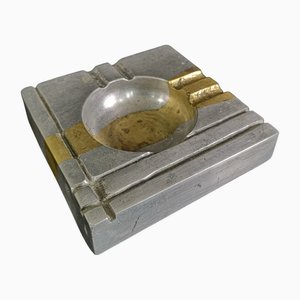 Mid-Century Brutalist Ashtray by David Marshall, 1980s