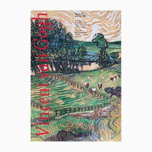 Museumsplakat vom 30. März bis 29. Juli nach Vincent Van Gogh, Amsterdam, 1990