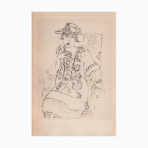 Matisse, Sitzendes Mädchen, Original Lithographie, 1920