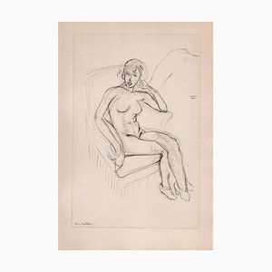 Matisse, Sitting Nude, Original Lithograph, 1920